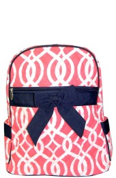 Quilted Backpack-BIQ2828/CORAL